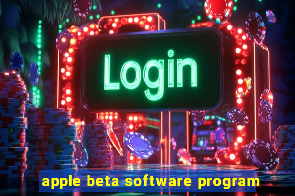 apple beta software program